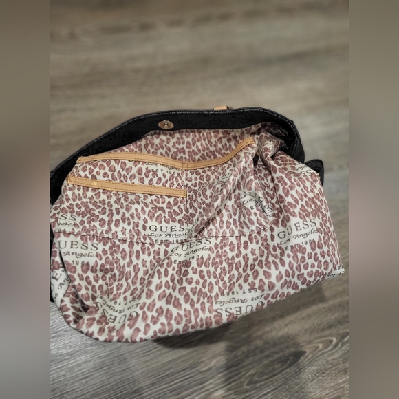 GUESS black and tan purse - Picture 6 of 16